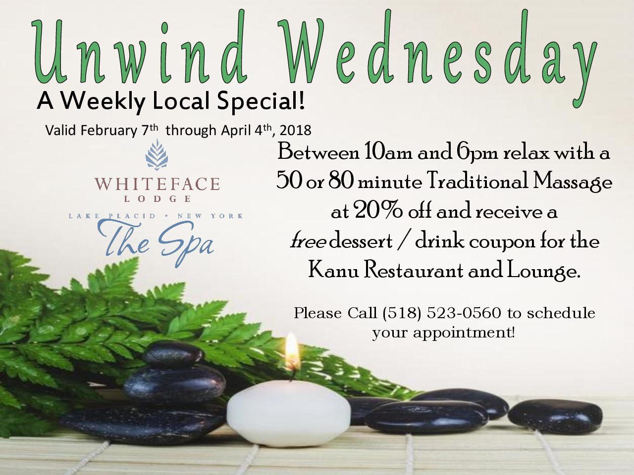 Unwind Wednesday 2018 The Whiteface Lodge