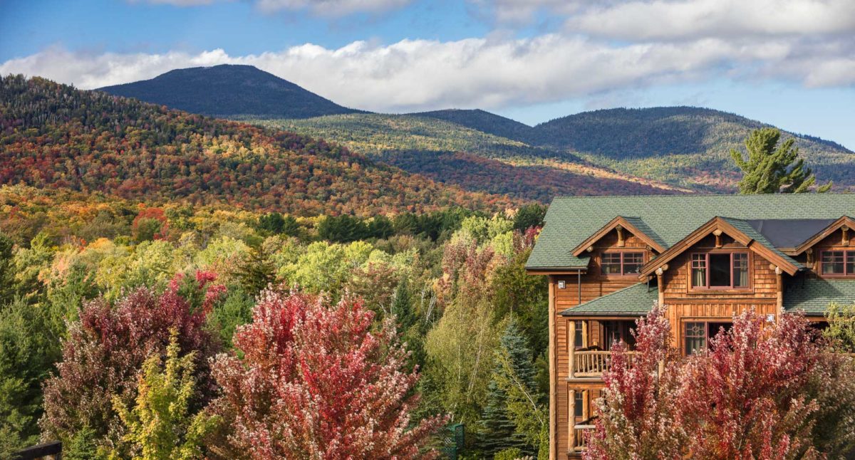 Adirondack Fall Foliage near The Whiteface Lodge
